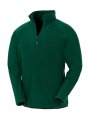 Heren Fleece Sweater Recycled Result R905X Forest Green